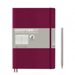 Записная книжка Leuchtturm «Medium» A5 в линейку винная 123 стр.