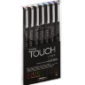 Набор цветных линеров Touch Liner Color // 0.1 мм // 7 штук купить в художественном интернет-магазине товаров для скетчинга Проскетчинг с доставкой по РФ и СНГ