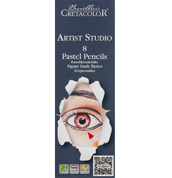 Пастельные карандаши Cretacolor Artist Studio Line 8 цветов для рисования человеческих фигур