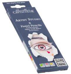 Пастельные карандаши Cretacolor Artist Studio Line 8 цветов для рисования человеческих фигур