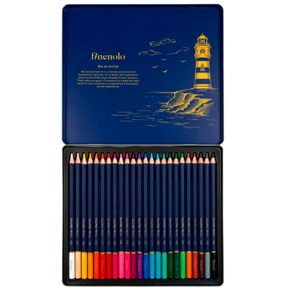 Набор цветных карандашей Finenolo 24 цвета в пенале