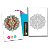 Раскраска-склейка Chameleon Color Cards Mini Mandalas / Мандалы - карточки для раскрашивания купить в художественном магазине Скетчинг Про с доставкой по РФ и СНГ