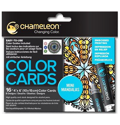 Раскраска-склейка Chameleon Color Cards Mini Mandalas / Мандалы - карточки