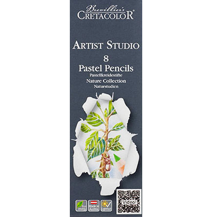 Пастельные карандаши Cretacolor Artist Studio Line 8 цветов для рисования этюдов