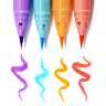 Набор японских маркеров с кистью ZIG Clean Color Real Brush 12 цветов купить в художественном магазине Скетчинг ПРО с доставкой по РФ и СНГ