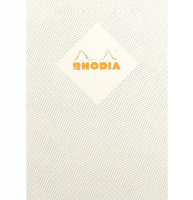 Блокнот в клетку Rhodia Heritage Chevrons мягкая обложка кремовый А5 / 80 листов / 90 гм