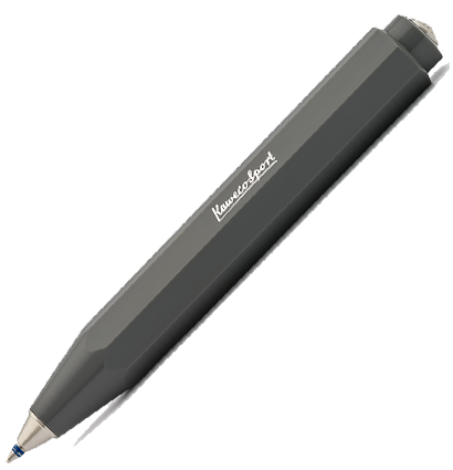 Ручка шариковая Kaweco Skyline Sport Grey 1 мм пластик серый