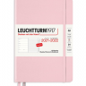 Блокнот-еженедельник Leuchtturm на 18 месяцев А5 2022 год розовый