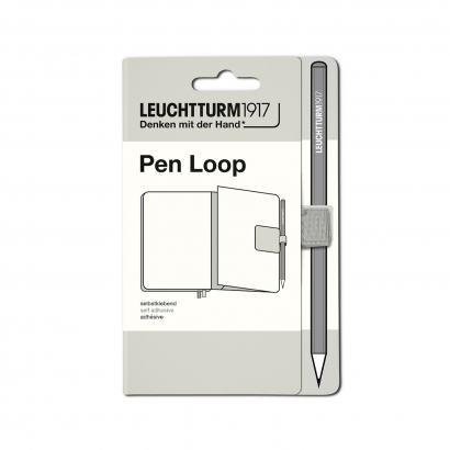 Петля самоклеящаяся Pen Loop для ручек на блокноты Leuchtturm1917 цвет Серый светлый