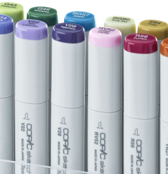 Набор маркеров COPIC SKETCH 12 EX-6 с кистью