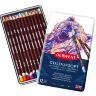 Набор цветных карандашей Coloursoft Derwent 12 цветов в кейсе купить в магазине товаров для художников Скетчинг ПРО с доставкой по РФ и СНГ