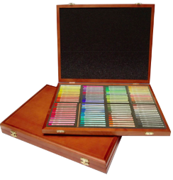 Пастель сухая Mungyo Gallery Semi-Hard Pastel 96 цветов полутвердая в кейсе