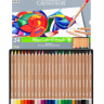 Набор цветных карандашей Cretacolor Megacolor 24 цвета в пенале купить в магазине Скетчинг Про с доставкой по всему миру