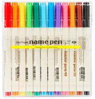 Набор перманентных маркеров MunHwa  12 цветов с пулевидным пером 1 мм