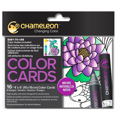 Раскраска-склейка Chameleon Color Cards Nature / Природа - карточки
