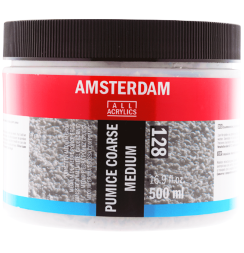Медиум для акрила Amsterdam Pumice Coarse Medium для придания крупнозернистой структуры 128 в банке 500 мл