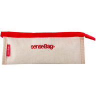 Пенал Copic SenseBag бежевый тканевый треугольный на молнии