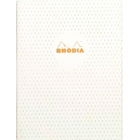 Блокнот в клетку Rhodia Heritage Moucheture мягкая обложка кремовый А5 / 80 листов / 90 гм