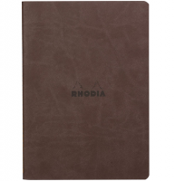 Блокнот в точку Rhodiarama мягкая обложка шоколадный А5 / 32 листа / 90 гм