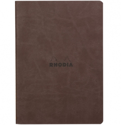 Блокнот в точку Rhodiarama мягкая обложка шоколадный А5 / 32 листа / 90 гм