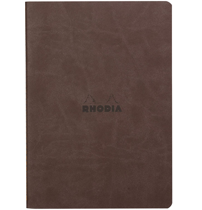 Блокнот в точку Rhodiarama мягкая обложка шоколадный А5 / 32 листа / 90 гм