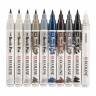 Акварельные маркеры Ecoline Brush Pen в наборе 10 цветов "Серые" купить в художественном магазине Скетчинг Про