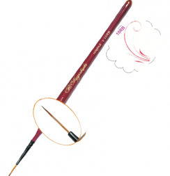 Кисть Roubloff рыжая синтетика линер ручка серия Хобби 10ARB