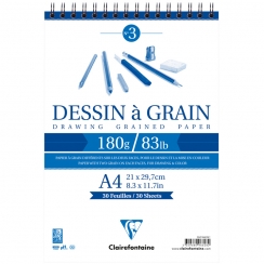 Скетчбук Clairefontaine "Dessin croquis" А4 / 30 листов / 180 гм