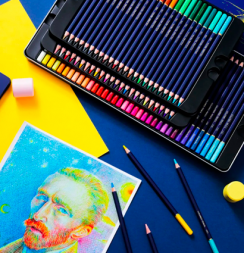 Набор цветных карандашей Finenolo 72 цвета в пенале