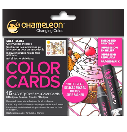 Раскраска-склейка Chameleon Color Cards Treats / Сладости - карточки