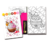 Раскраска-склейка Chameleon Color Cards Treats / Сладости - карточки для раскрашивания купить в художественном магазине Скетчинг Про