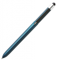 Ручка многофункциональная зеленая Tombow ZOOM L104 5 в 1 (черный + красный + мех. карандаш + ластик + стилус)