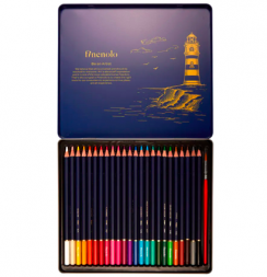 Набор акварельных карандашей Finenolo 24 цвета в пенале