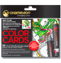 Раскраска-склейка Chameleon Color Cards Tattoo / Татуировки - карточки