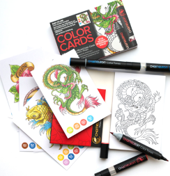 Раскраска-склейка Chameleon Color Cards Tattoo / Татуировки - карточки
