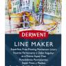 Набор линеров Derwent Line Maker 6 штук 0.3 мм разного цвета купить в художественном магазине Скетчинг Про