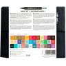 Набор 36 маркеров Sketchmarker Brush Pro "Базовый 1" в пенале купить в магазине маркеров Скетчинг Про с доставкой по всему миру